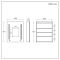 Milano Ossa - Modern LED Mirrored Cabinet - 600mm x 750mm