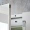 Milano Ossa - Modern LED Mirrored Cabinet - 900mm x 750mm