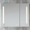 Milano Ossa - Modern LED Mirrored Cabinet - 900mm x 750mm