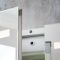 Milano Athos - Modern LED Mirrored Cabinet - 900mm x 750mm