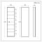 Milano Ryker - Modern LED Mirrored Cabinet - 1500mm x 382mm