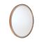 Milano Camila - Brushed Copper Modern Round Anti-Fog LED Mirror - 600mm