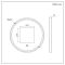 Milano Camila - Brushed Brass Modern Round Anti-Fog LED Mirror - 600mm