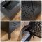 Milano Beswick - Black Metal 1210mm Vanity Unit with Elements Double Basin - Choice of Basin Finish