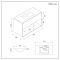 Milano Bexley - 1010mm Wall Hung Open Shelf Vanity Unit with Basin - Choice of Finish and LED Light