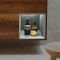 Milano Bexley - 1200mm Wall Hung Open Shelf Vanity Unit with Elements Countertop Basins - Choice of Basin, Finish and LED Light