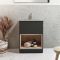 Milano Bexley - 612mm Open Shelf Vanity Unit with Elements Basin - Choice of Basin, Finish and LED Light