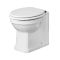 Milano Aston - Light Grey 400mm Traditional Vanity Unit with Basin and WC Unit with Richmond Back to Wall Toilet - Choice of Handles