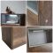 Milano Bexley - Dark Oak Open Shelf 600mm WC Unit (Excluding Pan)