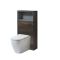 Milano Bexley - 600mm WC Unit with Luxus Back to Wall Japanese Bidet Toilet - Choice of Finish and LED Light