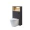 Milano Bexley - 600mm WC Unit with Colby Back to Wall Toilet - Choice of Finish and LED Light