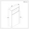 Milano Bexley - 600mm WC Unit with Brunswick Back to Wall Toilet - Choice of Finish and LED Light