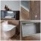 Milano Bexley - 600mm WC Unit with Rivington Back to Wall Toilet - Dark Oak