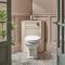 Milano Thornton - Traditional Corner WC Unit with Richmond Back to Wall Toilet - Choice of Finish and Seat