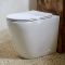 Milano Lurus - Modern Corner WC Unit with Brunswick Back to Wall Toilet - Choice of Finish