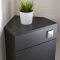 Milano Lurus - Modern Corner WC Unit with Brunswick Back to Wall Toilet - Choice of Finish