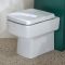 Milano Lurus - Modern Corner WC Unit with Elswick Back to Wall Toilet - Choice of Finish