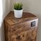 Milano Lurus - Modern Corner WC Unit with Elswick Back to Wall Toilet - Choice of Finish