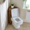 Milano Lurus - Modern Corner WC Unit with Elswick Back to Wall Toilet - Choice of Finish