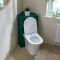 Milano Lurus - Modern Corner WC Unit with Marbury Back to Wall Toilet - Choice of Finish