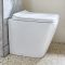 Milano Lurus - Modern 500mm WC Unit with Longton Toilet - Choice of Finish