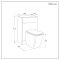 Milano Lurus - Modern 500mm WC Unit with Longton Toilet - Choice of Finish