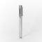 Milano Mirage - Modern Round Hand Shower with Wall Bracket and Integrated Outlet Elbow - Chrome