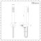 Milano Mirage - Modern Round Hand Shower with Wall Bracket and Integrated Outlet Elbow - Chrome