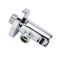 Milano Mirage - Modern Round Integrated Outlet Elbow and Bracket for Hand Showers - Chrome