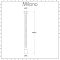 Milano Hunston - 1.5m Shower Hose - Brushed Nickel