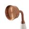 Milano Elizabeth - Traditional Hand Shower with Wall Bracket and Integrated Outlet Elbow - Brushed Copper