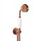 Milano Elizabeth - Traditional Hand Shower with Wall Bracket and Integrated Outlet Elbow - Brushed Copper