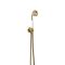 Milano Elizabeth - Traditional Hand Shower with Wall Bracket and Integrated Outlet Elbow - Brushed Brass