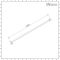 Milano Nero - Modern Square Fixed Wet Room Screen Support Arm - Black