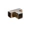 Milano Monet - Modern Square Shower Support Arm T Piece – Brushed Gold