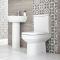 Milano Ballam - Modern Bathroom Suite with Straight Standard Bath