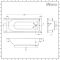 Milano Ballam - Modern Bathroom Suite with Straight Standard Bath