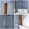 Milano Eris - Copper Bath Shower Screen