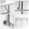 Milano Elizabeth - 1200mm Traditional Basin and Chrome Washstand