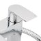 Milano Razor - Modern Deck Mounted Bath Shower Mixer Tap with Hand Shower - Chrome