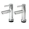 Milano - Modern Bath Pillar Taps - Choice of finish