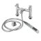 Milano - Modern Bath Shower Mixer Tap with Hand Shower - Choice of Finish