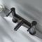 Milano Nero - Modern Bath Filler Mixer Tap - Black