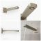 Milano Ashurst - Wall Mounted Basin or Bath Spout - Brushed Nickel