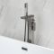 Milano Orno - Modern Freestanding Bath Shower Mixer Tap with Hand Shower - Gun Metal Grey
