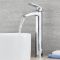 Milano Razor - Modern High Rise Mono Basin Mixer Tap - Chrome