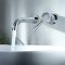 Milano Mirage - Modern Wall Mounted Round Basin Mixer Tap - Chrome