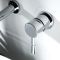 Milano Mirage - Modern Wall Mounted Round Basin Mixer Tap - Chrome
