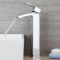 Milano Wick - Modern High Rise Mono Basin Mixer Tap - Chrome