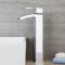 Milano Wick - Modern High Rise Mono Basin Mixer Tap - Chrome
